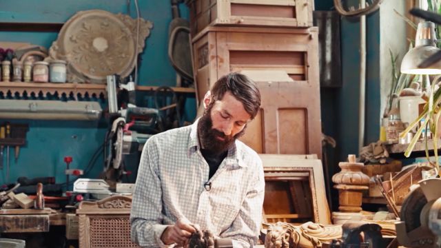 Реставратор. Портрет человека